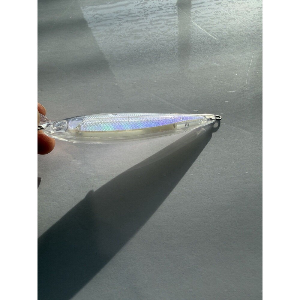 wLure 10 Blank Minnow Fishing Lure Bodies 4 1/3 Inch Unpainted Lure UPM600